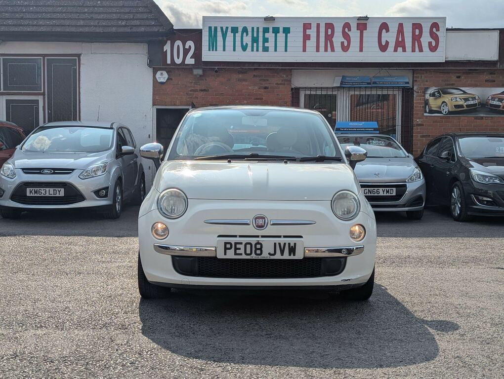Fiat 500 1.2 Lounge Euro 4 PE08JVW White #2