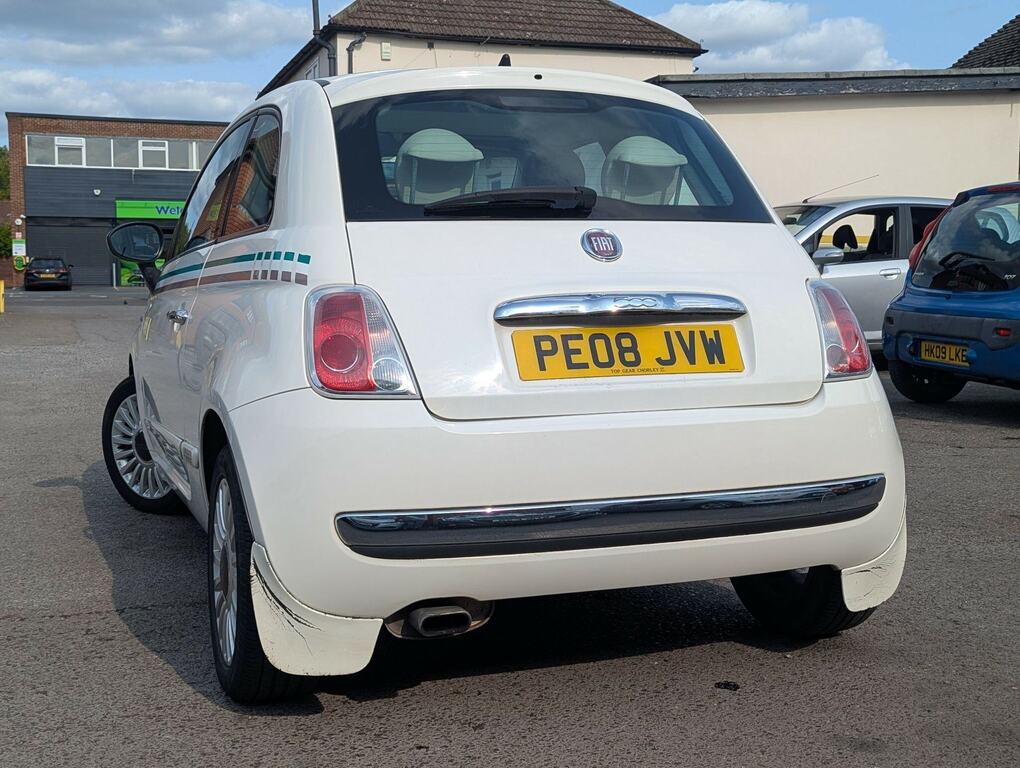 Fiat 500 1.2 Lounge Euro 4 PE08JVW White #4