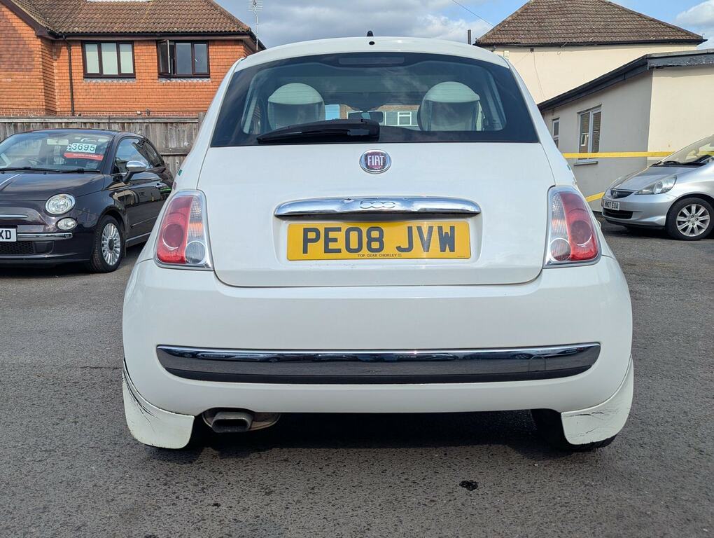 Fiat 500 1.2 Lounge Euro 4 PE08JVW White #6
