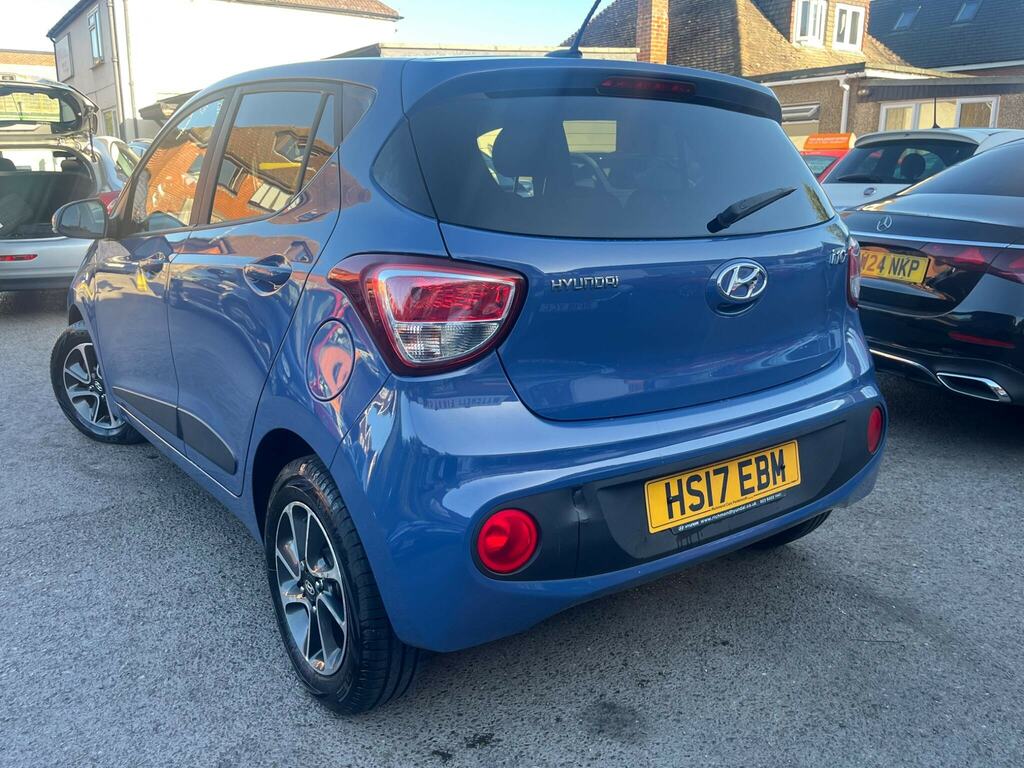 Hyundai I10 1.2 Premium Euro 6 HS17EBM Blue #4