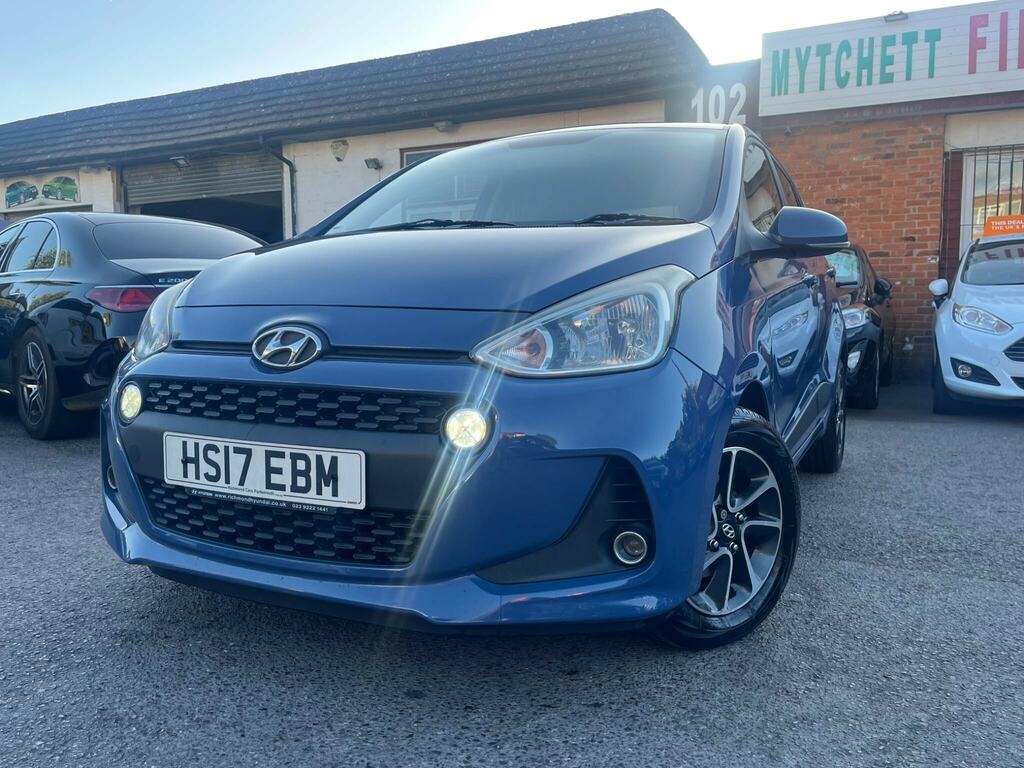 Hyundai I10 1.2 Premium Euro 6 HS17EBM Blue #3