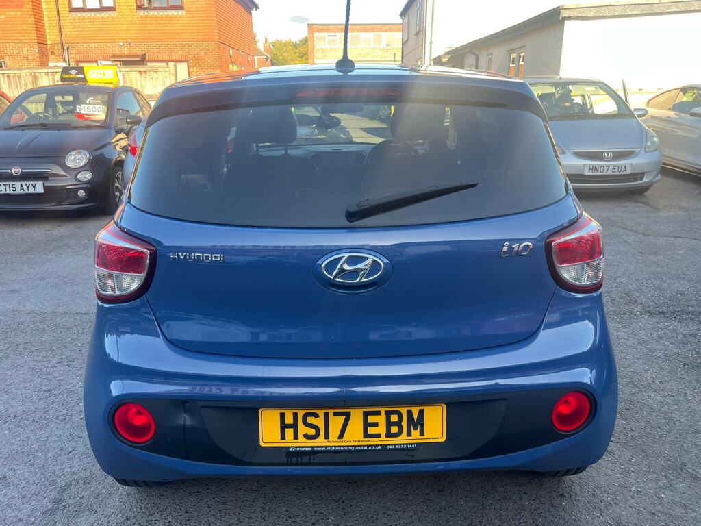Hyundai I10 1.2 Premium Euro 6 HS17EBM Blue #6
