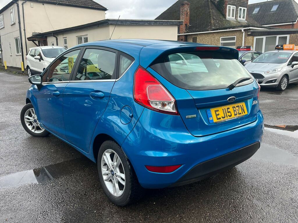 Ford Fiesta 1.0T Ecoboost Zetec Euro 6 Ss EJ15BZN Blue #3