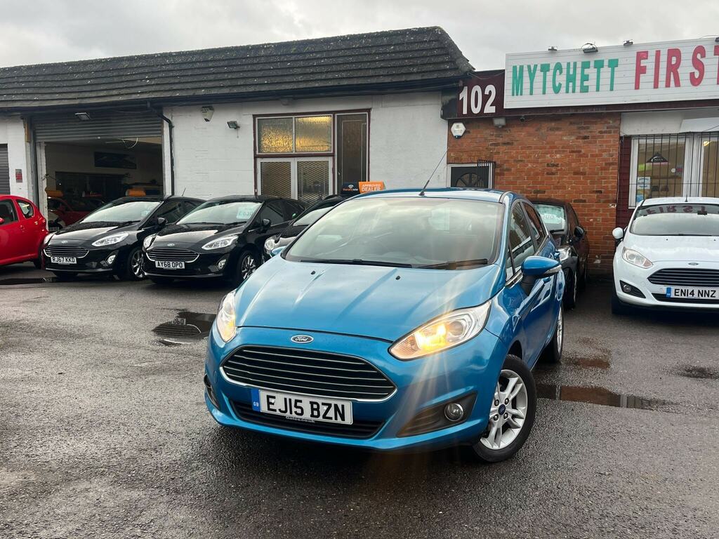 Ford Fiesta 1.0T Ecoboost Zetec Euro 6 Ss EJ15BZN Blue #2