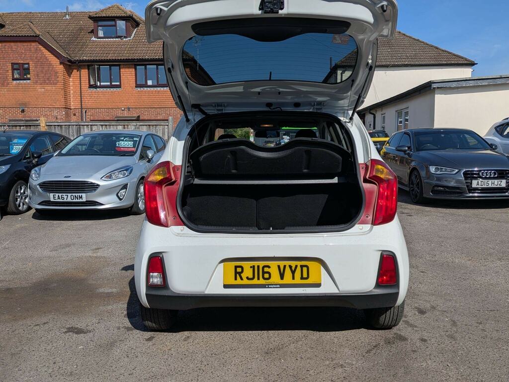 Kia Picanto 1.25 Ecodynamics 2 Euro 6 Ss RJ16VYD White #6