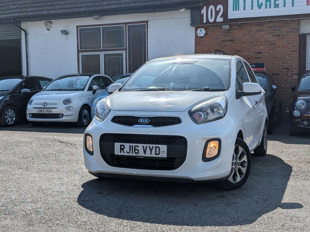 Kia Picanto 1.25 Ecodynamics 2 Euro 6 Ss RJ16VYD White #3