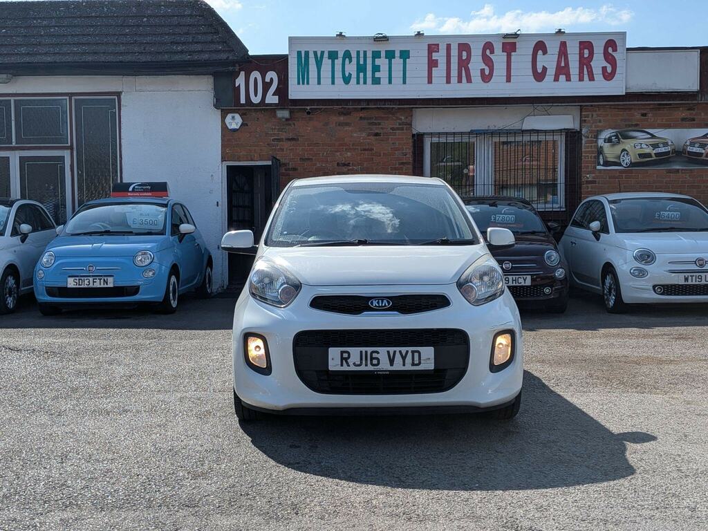 Kia Picanto 1.25 Ecodynamics 2 Euro 6 Ss RJ16VYD White #2