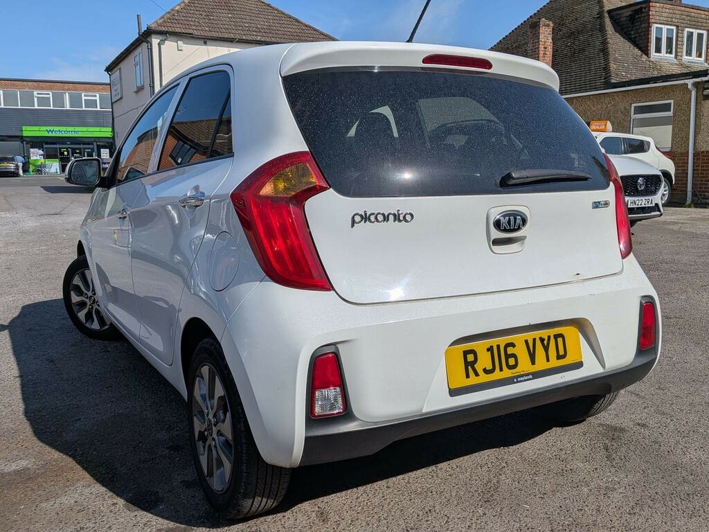 Kia Picanto 1.25 Ecodynamics 2 Euro 6 Ss RJ16VYD White #4