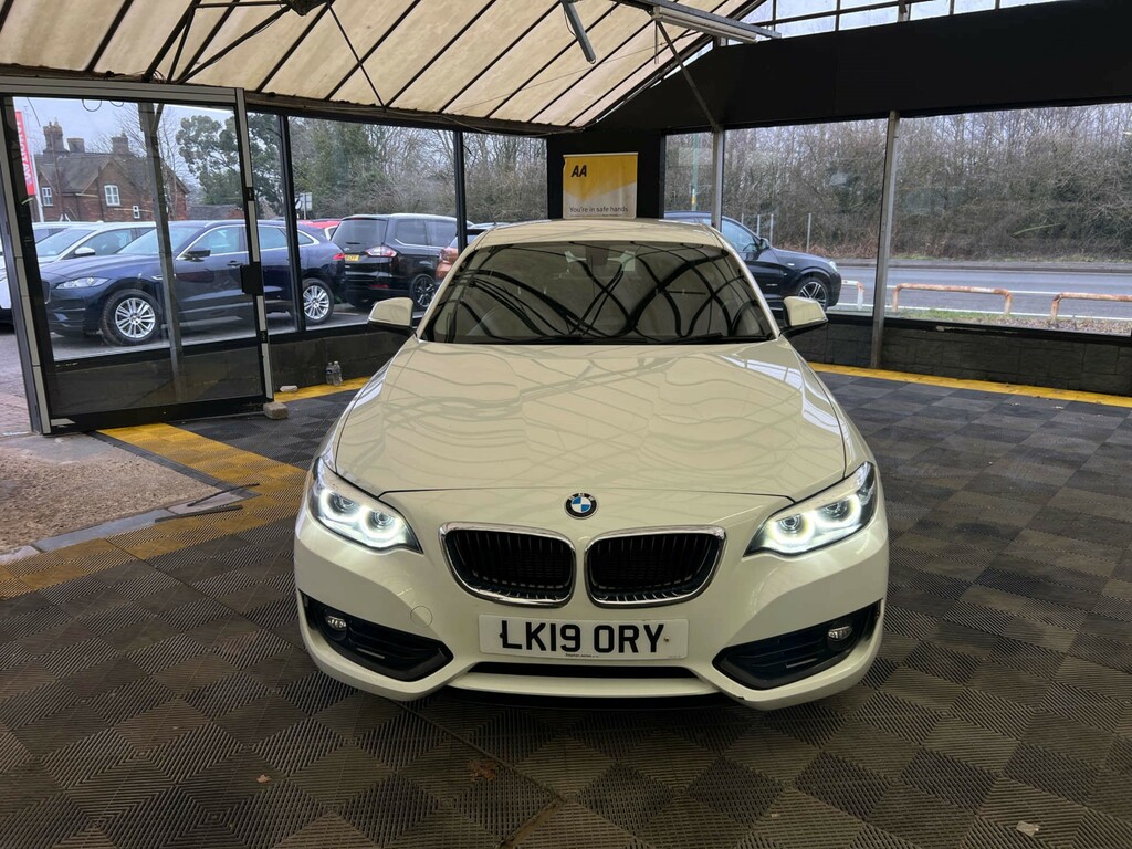 BMW 2 Series Coupe LK19ORY White #3
