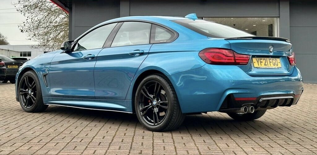 BMW 4 Series Gran Coupe 2.0 420I M Sport Gran Coupe YF21FGO Blue #6
