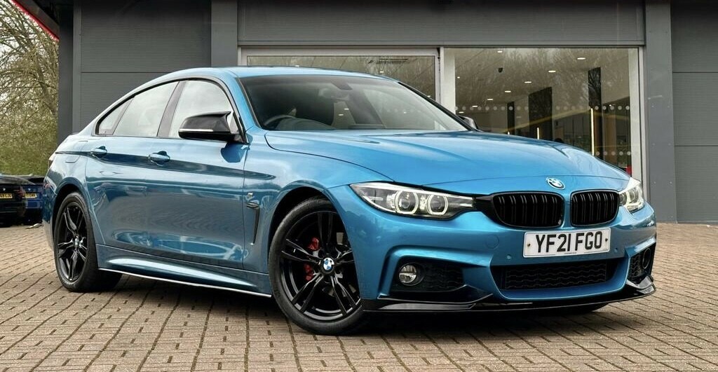 BMW 4 Series Gran Coupe 2.0 420I M Sport Gran Coupe YF21FGO Blue #4