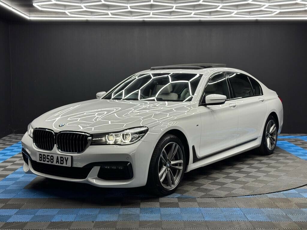 BMW 7 Series 3.0 740Ld Xdrive M Sport Saloon 201868 White #3