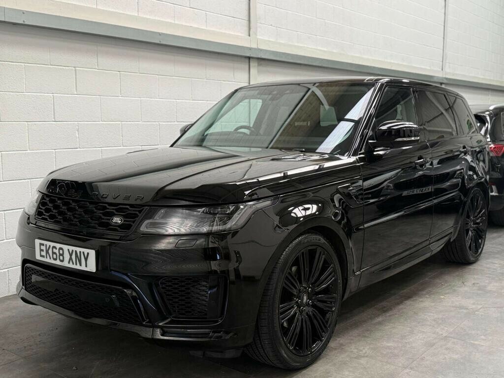 Land Rover Range Rover Sport 3.0 Sd V6 Hse 201868 EK68XNY Black #2