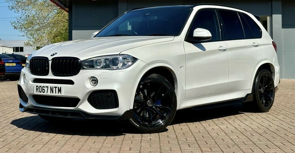 BMW X5 3.0 X5 Xdrive30d M Sport 201767 RO67NTM White #6