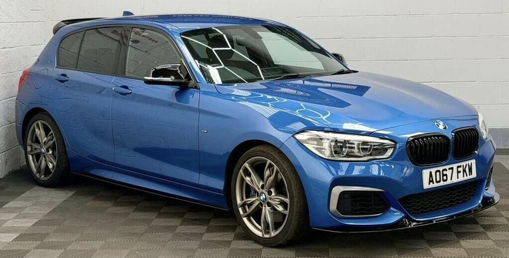BMW 1 Series 3.0 M140i 5-Door 201767 AO67FKW Blue #4