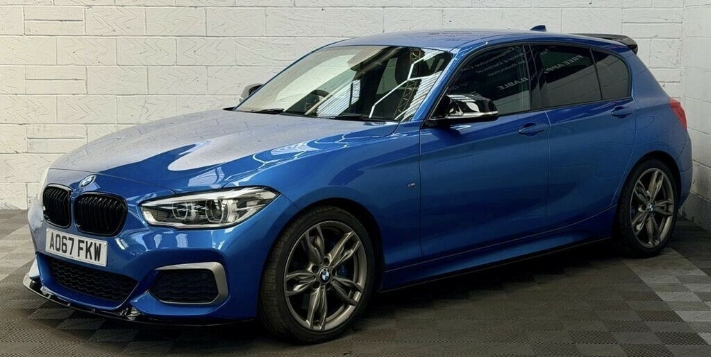 BMW 1 Series 3.0 M140i 5-Door 201767 AO67FKW Blue #5