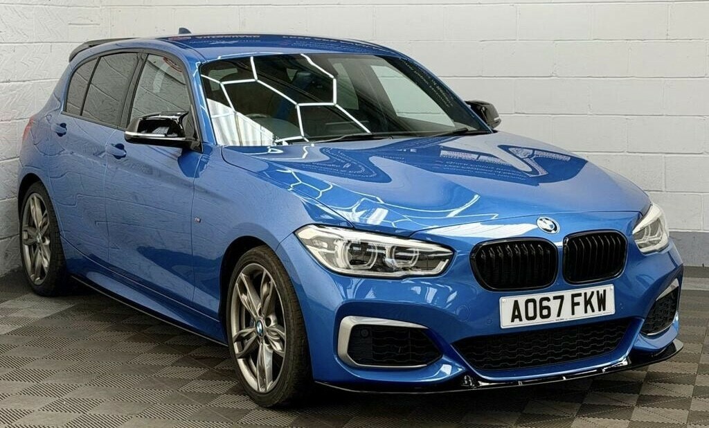 BMW 1 Series 3.0 M140i 5-Door 201767 AO67FKW Blue #3