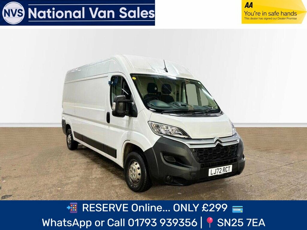 Citroen Relay 2.2 Bluehdi 35 Enterprise L3 High Roof Euro 6 Ss White