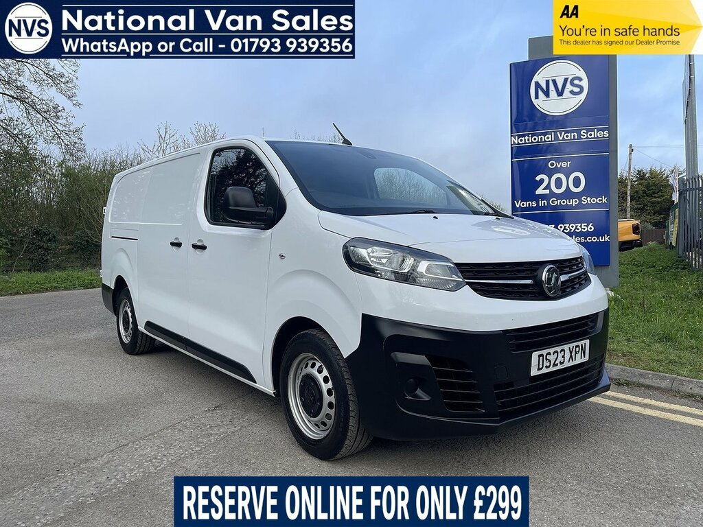 Vauxhall Vivaro 1.5 Turbo D 2900 Prime L2 H1 Euro 6 Ss 6Dr White