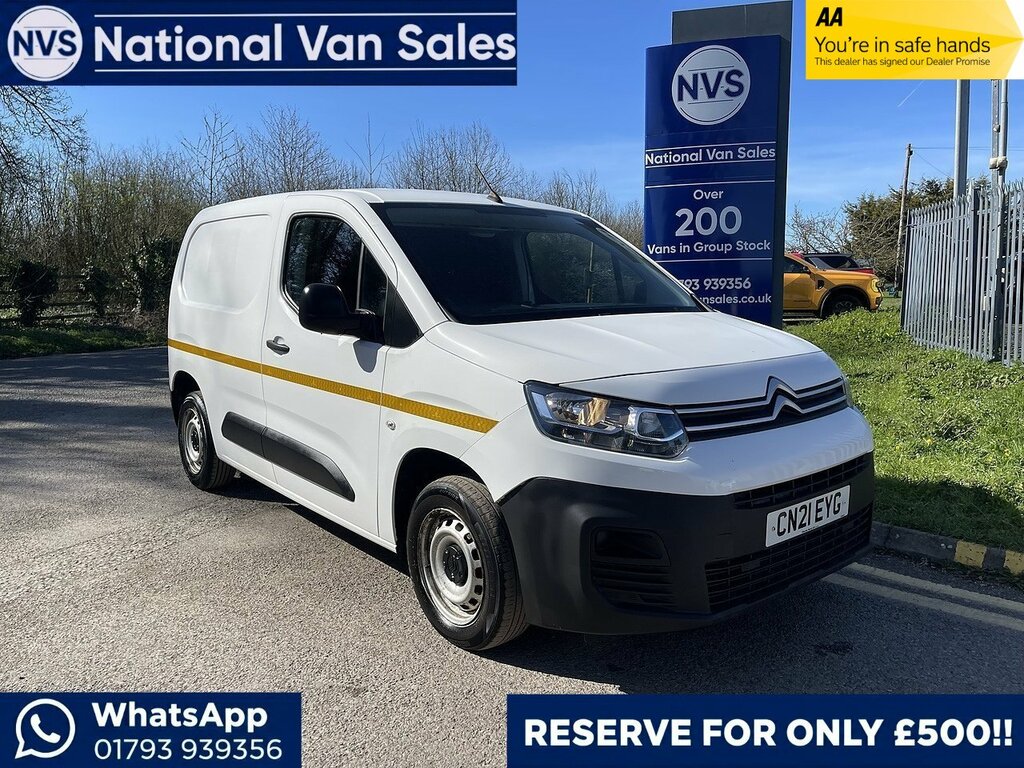 Citroen Berlingo 1.5 Bluehdi 650 X M Swb Euro 6 Ss White
