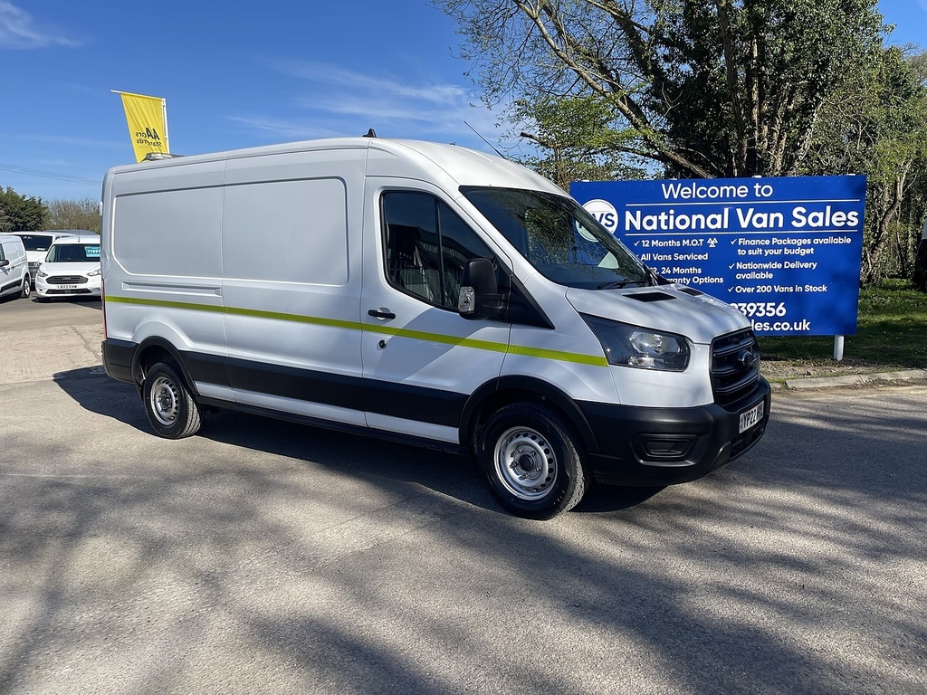 Ford Transit Custom 2.0 350 Ecoblue Leader Fwd L3 H2 Euro 6 Ss YP22NYL White #3