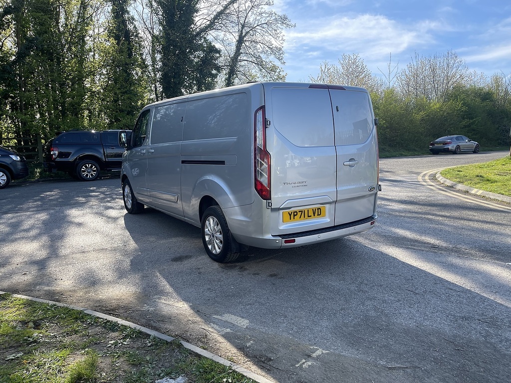 Ford Transit Custom 2.0 300 Ecoblue Limited L2 H1 Euro 6 Ss YP71LVD Silver #4