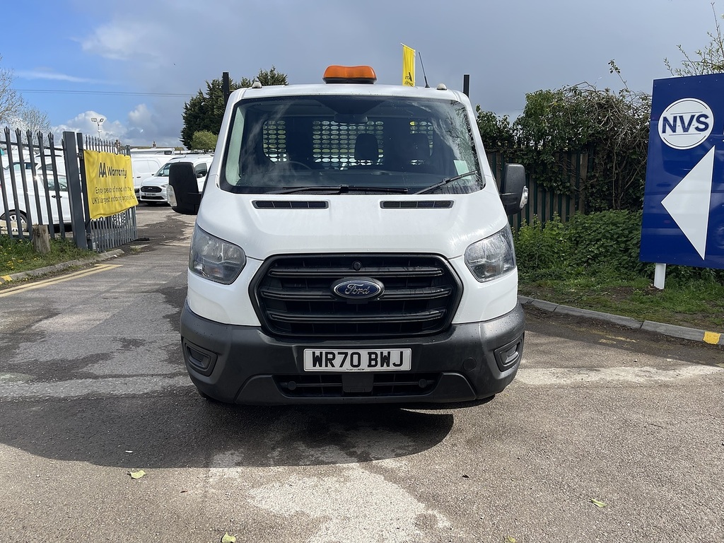Ford Transit Custom 2.0 350 Ecoblue Leader Dropside WR70BWJ White #5