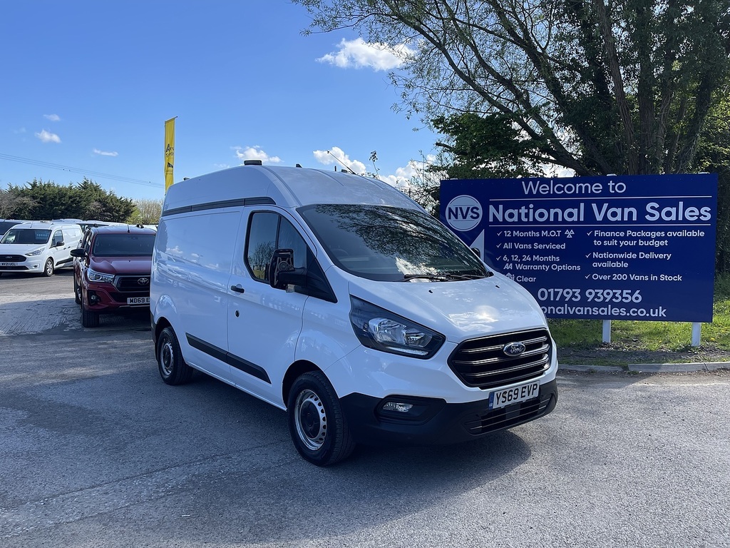 Ford Transit Custom 2.0 300 Ecoblue Leader L1 H2 Euro 6 Ss YS69EVP White