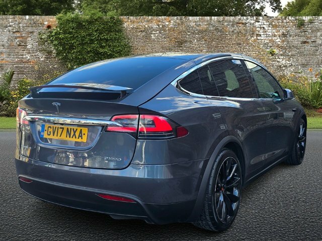 Tesla Model X 90D Dual Motor Suv 4Wde 417 B GV17NXA Silver #6