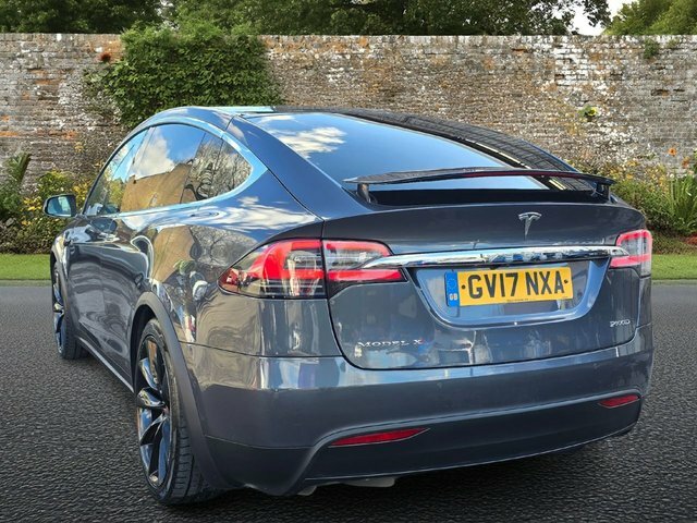 Tesla Model X 90D Dual Motor Suv 4Wde 417 B GV17NXA Silver #4