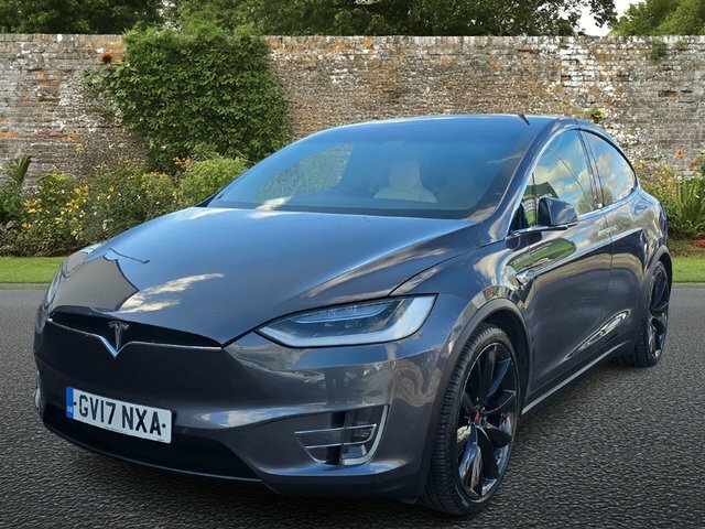 Tesla Model X 90D Dual Motor Suv 4Wde 417 B GV17NXA Silver #3