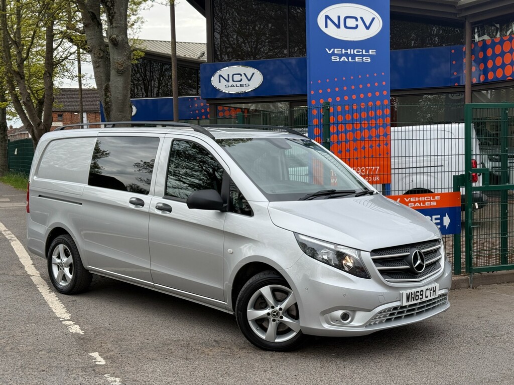 Mercedes-Benz Vito 119 Crew Premium L2 Crew Van Lwb Silver