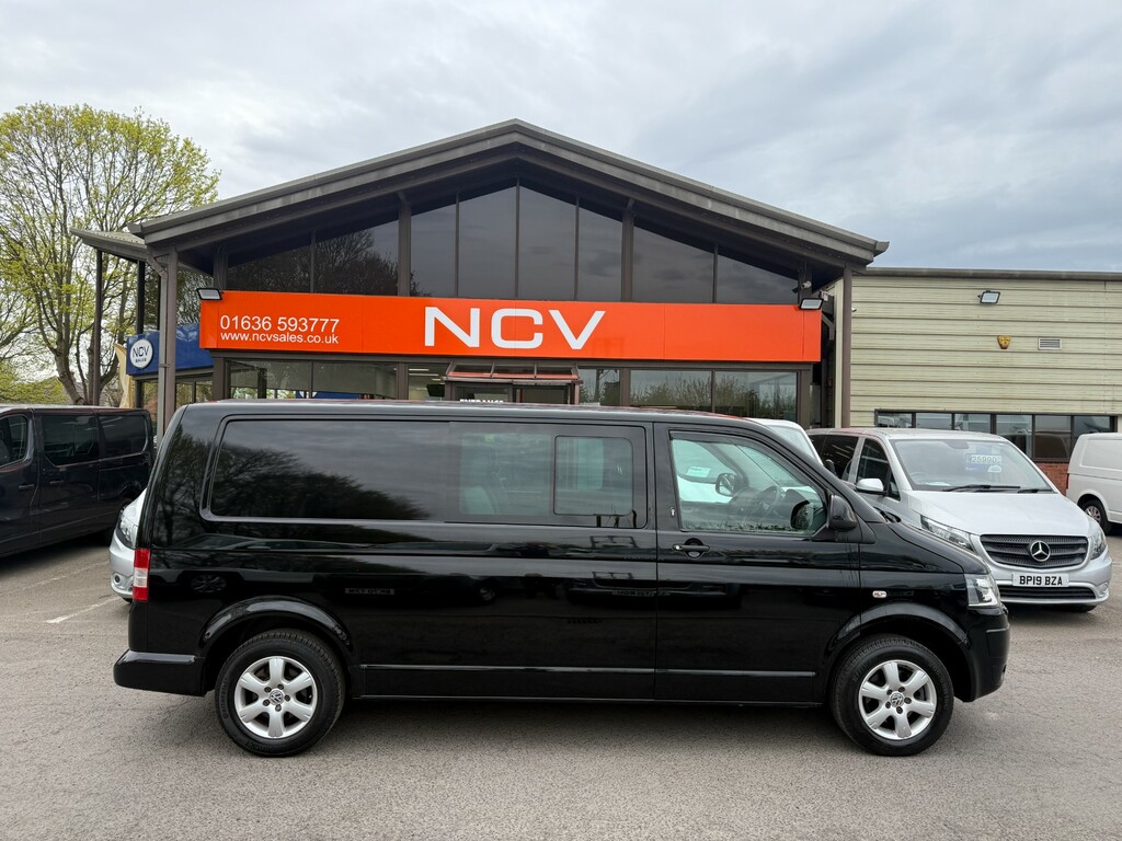 Volkswagen Transporter T32 Tdi Kombi Lwb Crew Van No Vat Vw T5 RK15ORU Black #2