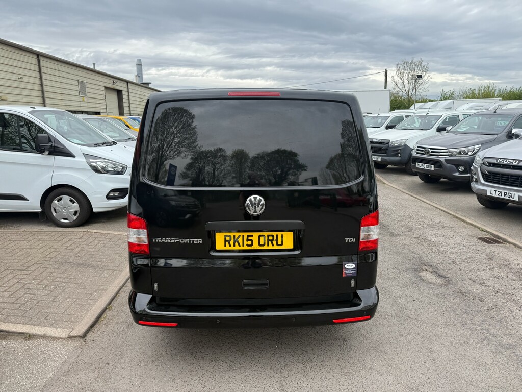 Volkswagen Transporter T32 Tdi Kombi Lwb Crew Van No Vat Vw T5 RK15ORU Black #4