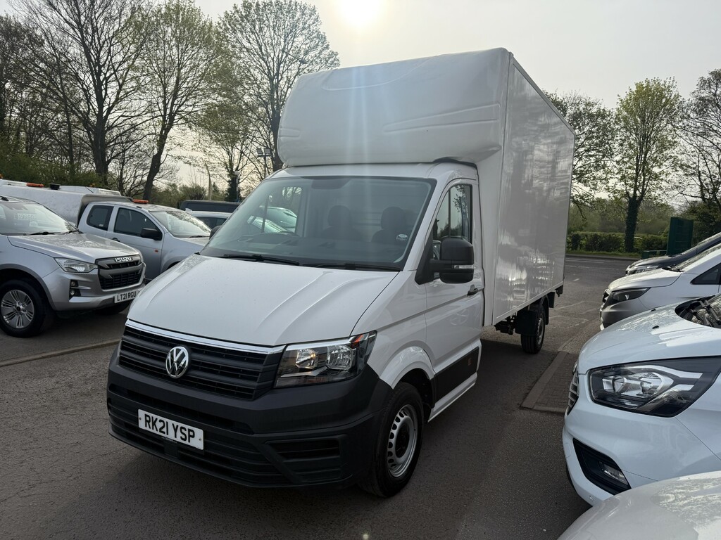 Volkswagen Crafter Cr35 Tdi Lwb Startline Luton Lwb 140 Vw RK21YSP White #3