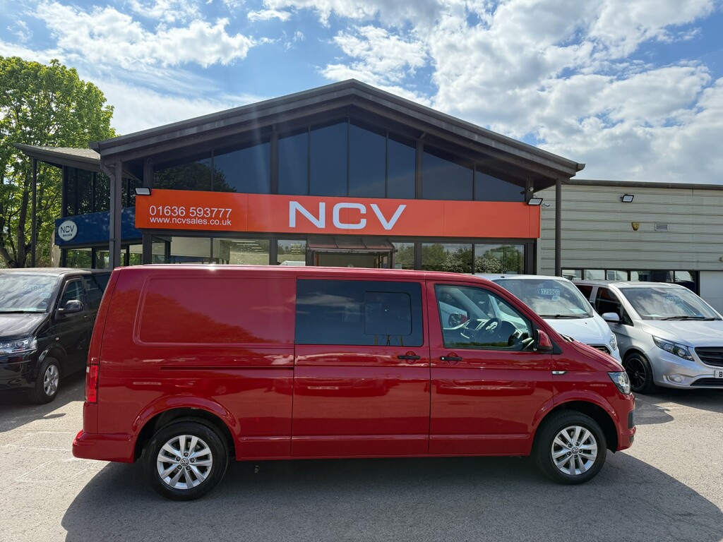 Volkswagen Transporter T28 Tdi Bmt Vw Lwb T6 Half Camper No Vat YS17UHV Red #2