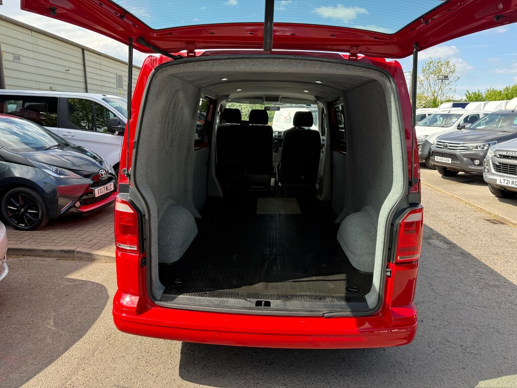 Volkswagen Transporter T28 Tdi Bmt Vw Lwb T6 Half Camper No Vat YS17UHV Red #6