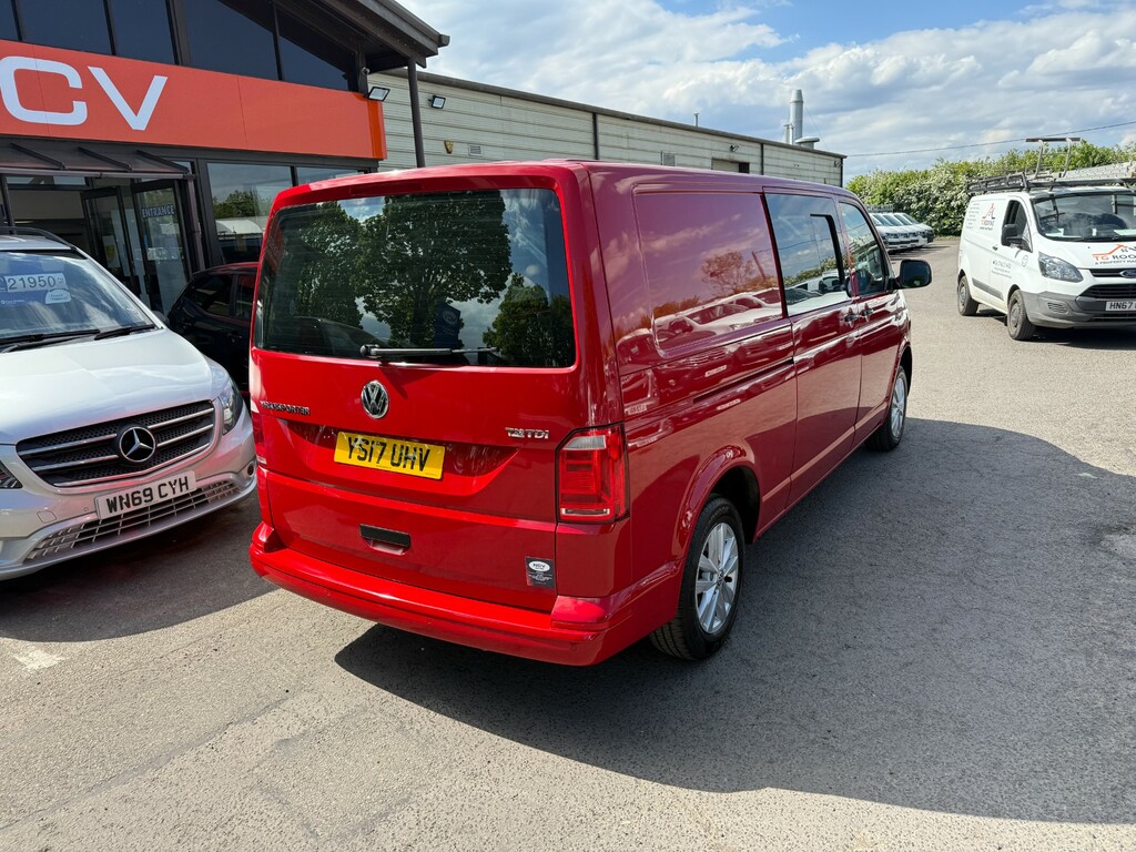 Volkswagen Transporter T28 Tdi Bmt Vw Lwb T6 Half Camper No Vat YS17UHV Red #3