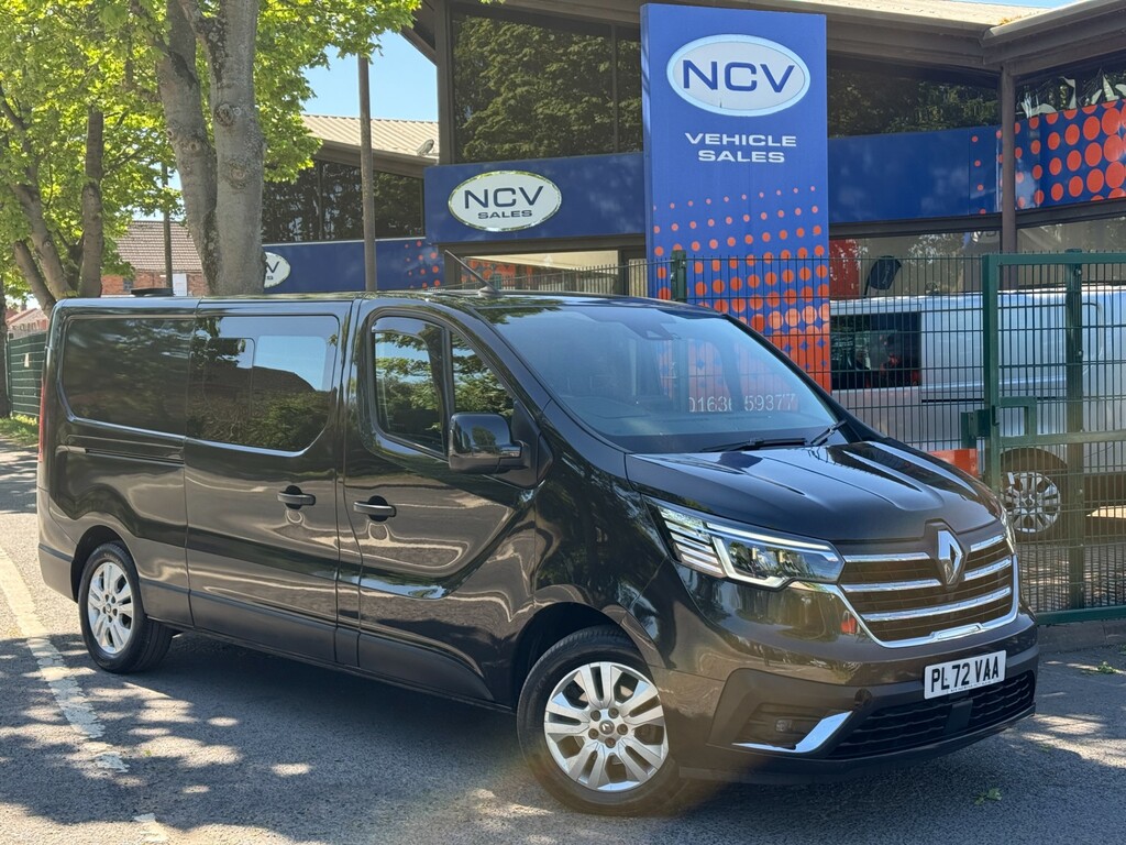 Renault Trafic Ll30 Sport Dci Crew Van 6 Seater Black