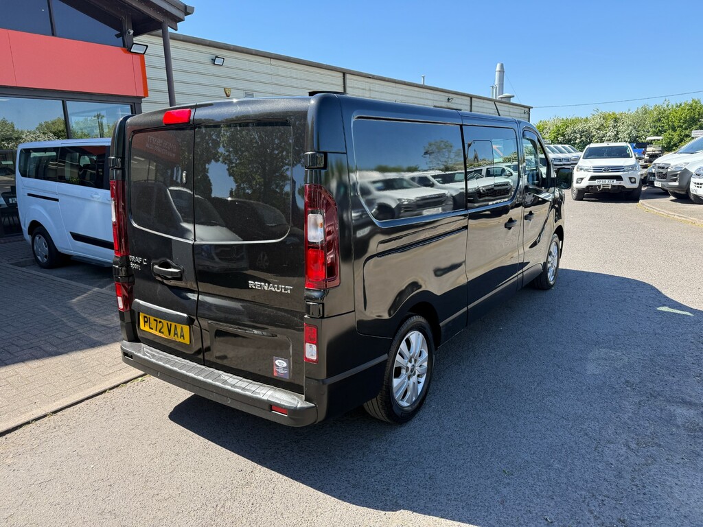 Renault Trafic Ll30 Sport Dci Crew Van 6 Seater PL72VAA Black #3