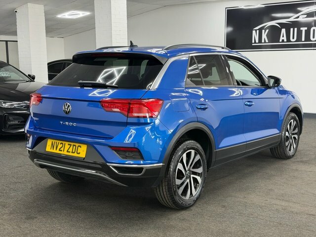 Volkswagen T-Roc 2021 1.5 Tsi Evo Active Suv Euro Blue #6
