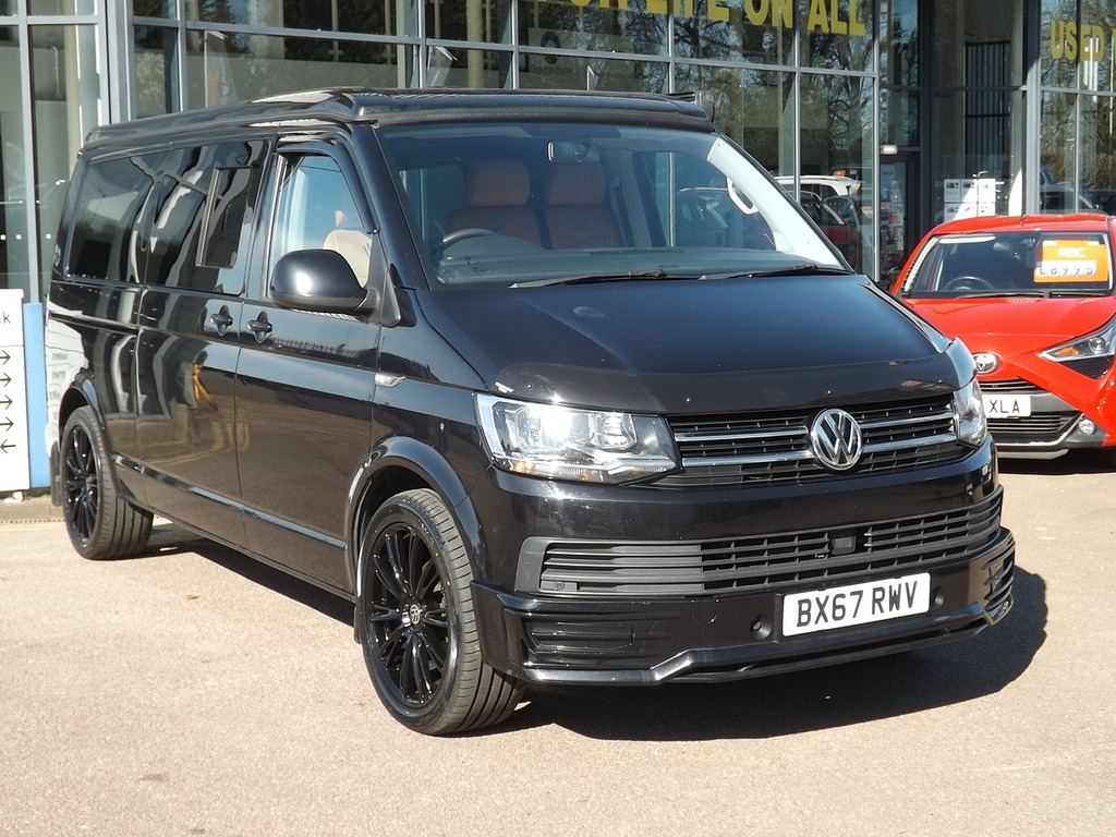 Volkswagen Transporter Camper Van BX67RWV Black #6