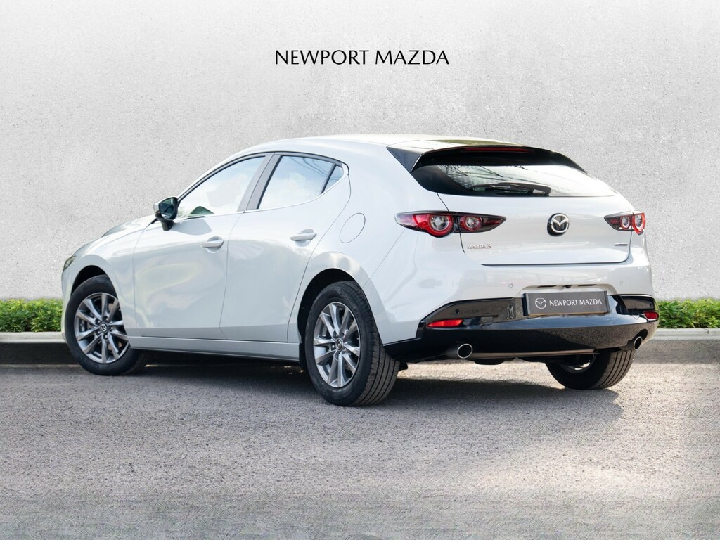 Mazda 3 2.5 E-skyactiv G Mhev 140 Centre-line LM25CUJ White #2