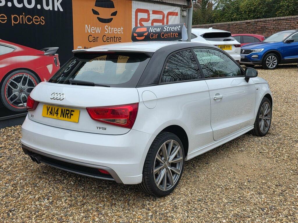 Audi A1 Hatchback 1.4 Tfsi S Line Style Edition Euro 5 S YA14NRF White #5