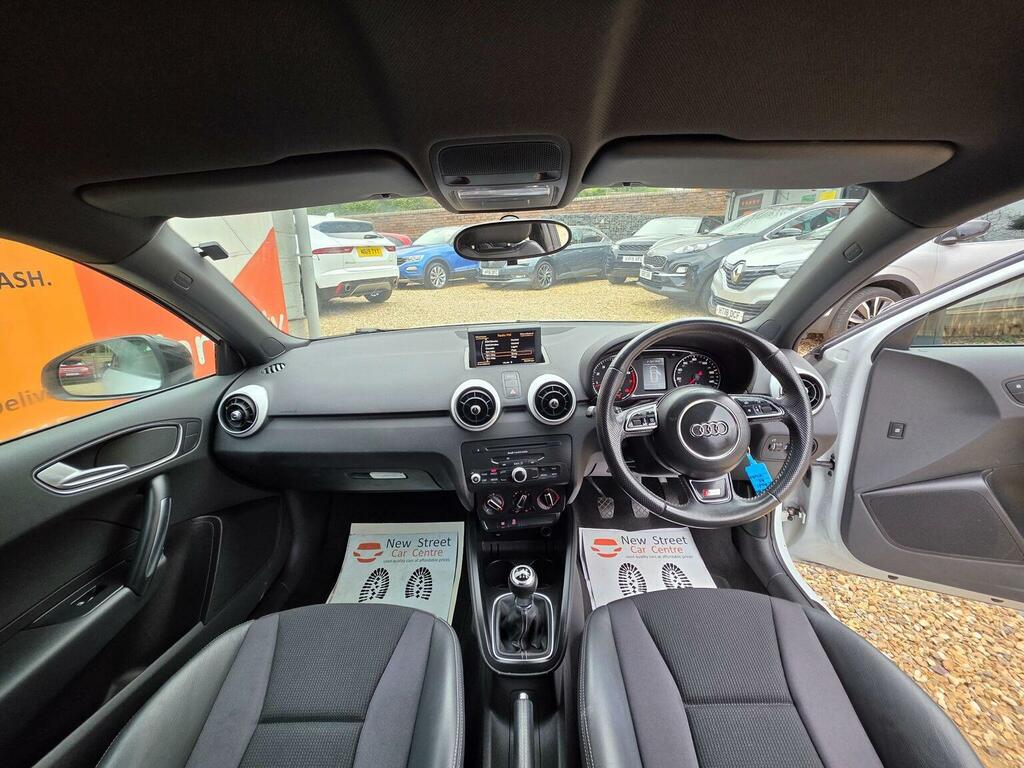 Audi A1 Hatchback 1.4 Tfsi S Line Style Edition Euro 5 S YA14NRF White #2