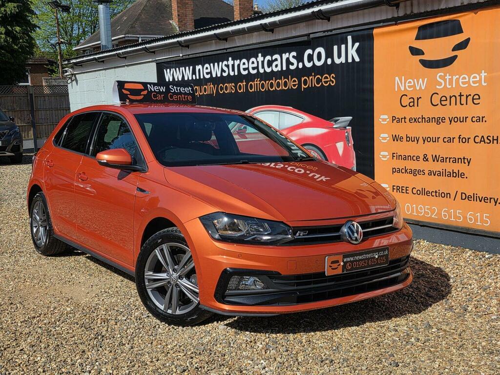 Volkswagen Polo Hatchback 1.0 Tsi R-line Euro 6 Ss 202020 Orange