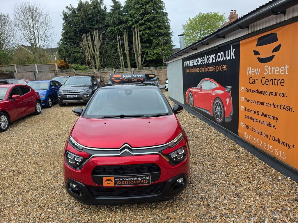 Citroen C3 Hatchback 1.2 Puretech Flair Euro 6 Ss 202 SL70MJU Red #3