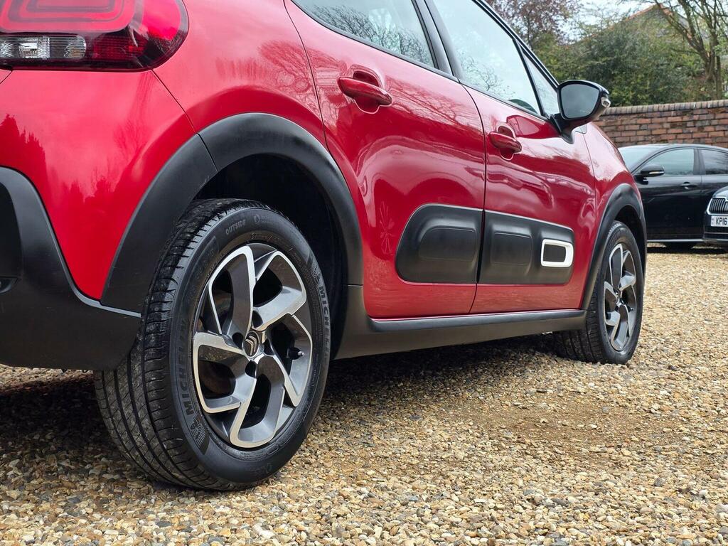 Citroen C3 Hatchback 1.2 Puretech Flair Euro 6 Ss 202 SL70MJU Red #6