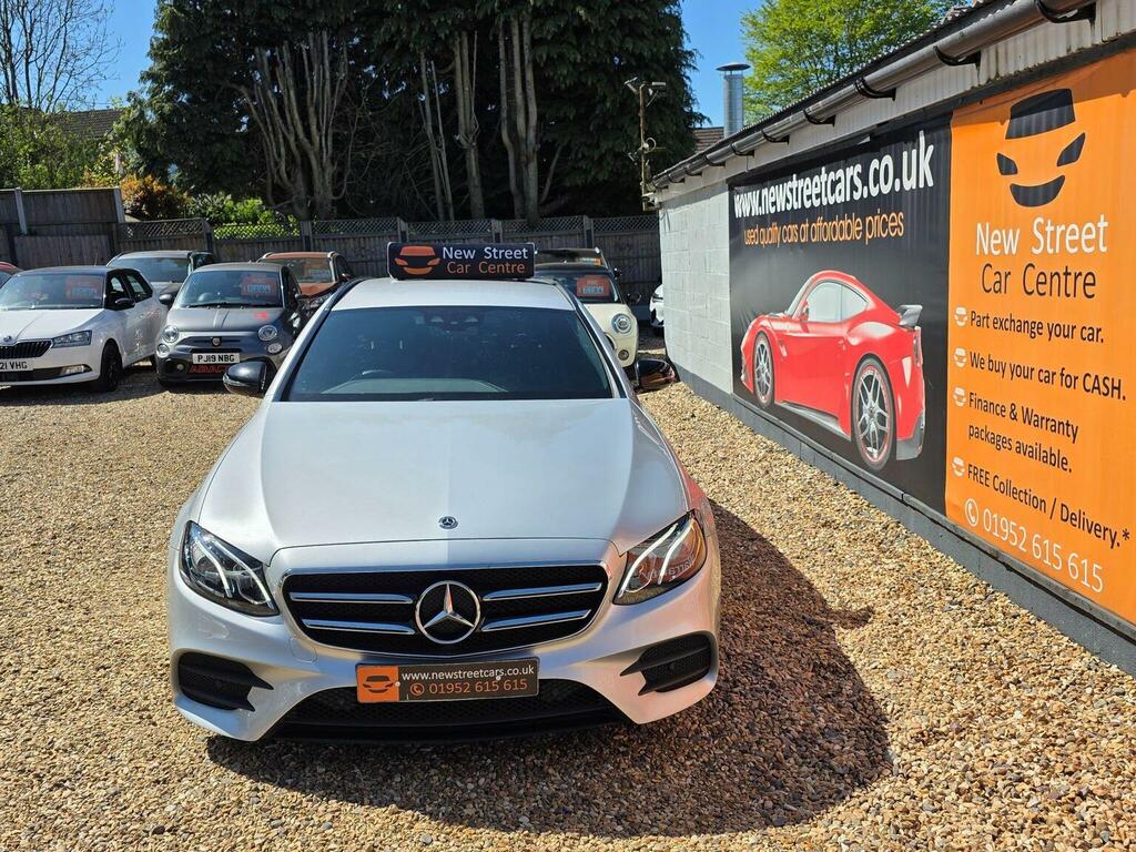 Mercedes-Benz E Class Estate 2.0 E220d Amg Line G-tronic Euro 6 Ss 5 SP18HLG Silver #3