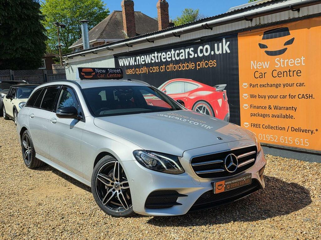Mercedes-Benz E Class Estate 2.0 E220d Amg Line G-tronic Euro 6 Ss 5 Silver